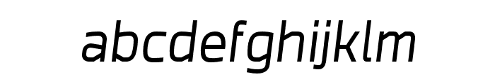 FC Active Italic Font LOWERCASE