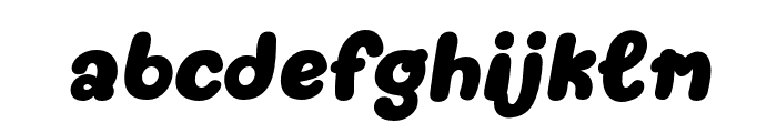 FC Candy Color Italic Font LOWERCASE