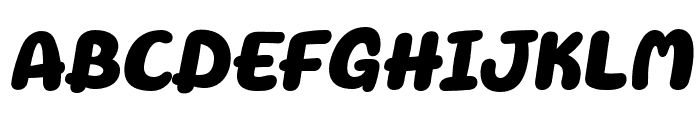 FC Candy Italic Font UPPERCASE