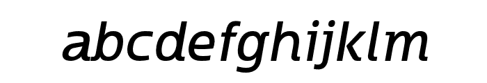 FC Ekaluck Italic Font LOWERCASE