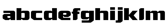 FC Fast Bold Font LOWERCASE