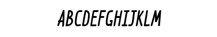 FC Knomphing Bold Italic Font UPPERCASE