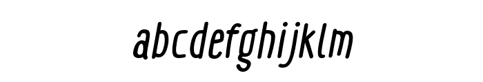 FC Knomphing Bold Italic Font LOWERCASE