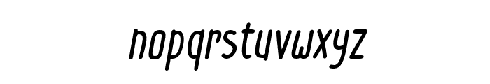 FC Knomphing Bold Italic Font LOWERCASE