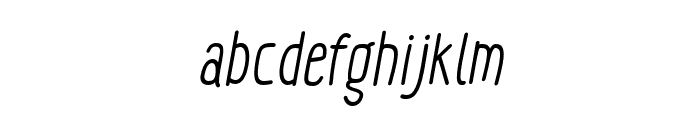 FC Knomphing Regular Italic Font LOWERCASE