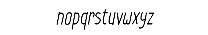 FC Knomphing Regular Italic Font LOWERCASE