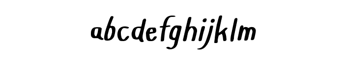 FC Marshmallow Brush Italic Font LOWERCASE