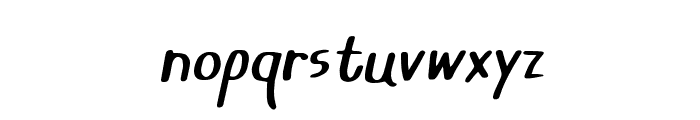 FC Marshmallow Brush Italic Font LOWERCASE