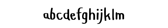 FC Marshmallow Brush Regular Font LOWERCASE