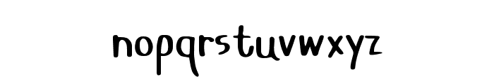 FC Marshmallow Brush Regular Font LOWERCASE