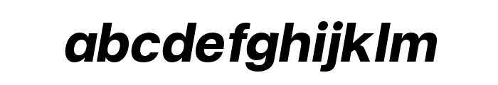 FC Minimal Bold Italic Font LOWERCASE