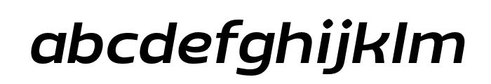 FC Motorway Italic Font LOWERCASE