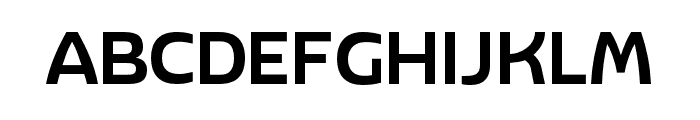 FC Motorway Semi Condensed Regular Font UPPERCASE