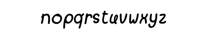 FC Muffin Italic Font LOWERCASE