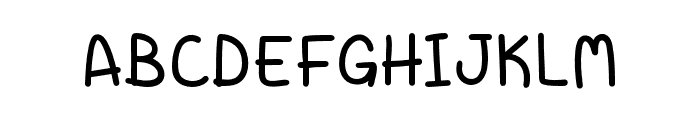 FC Muffin Regular Font UPPERCASE