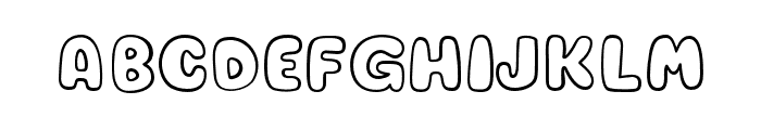 FC Onigiri Outline Color Font UPPERCASE