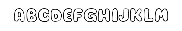 FC Onigiri Outline Font UPPERCASE