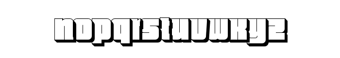 FC XXXL 3D Font LOWERCASE