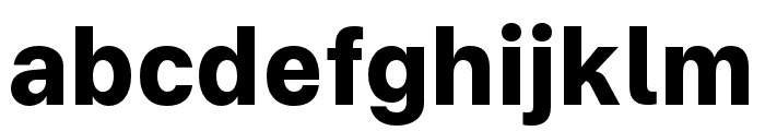 FCParagraph Bold SemiCondensed Font LOWERCASE
