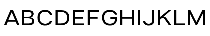 FCParagraph Regular Expanded Font UPPERCASE