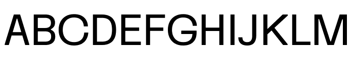 FKDisplay Regular Font UPPERCASE