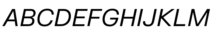 FKGrotesk Italic Font UPPERCASE