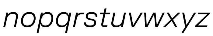 FKGrotesk LightItalic Font LOWERCASE