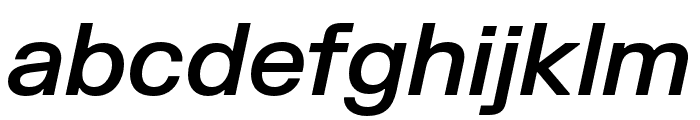 FKGrotesk MediumItalic Font LOWERCASE