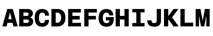 FKGroteskMono Black Font UPPERCASE