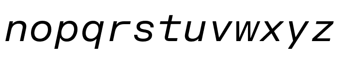 FKGroteskMono Italic Font LOWERCASE