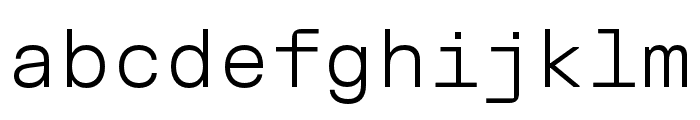 FKGroteskMono Light Font LOWERCASE