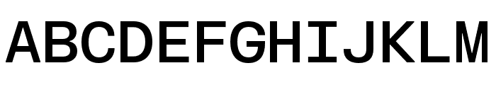 FKGroteskMono Medium Font UPPERCASE