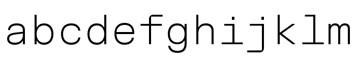 FKGroteskMono Thin Font LOWERCASE