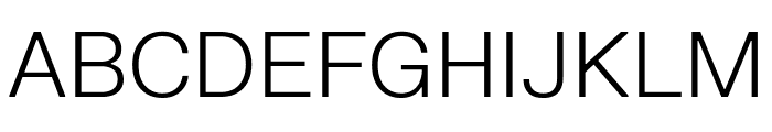 FKGroteskNeue Light Font UPPERCASE