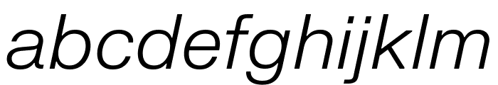 FKGroteskNeue LightItalic Font LOWERCASE