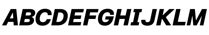 FKGroteskSemiMono BlackItalic Font UPPERCASE