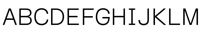 FKGroteskSemiMono Light Font UPPERCASE