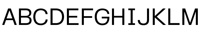 FKGroteskSemiMono Regular Font UPPERCASE