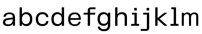 FKGroteskSemiMono Regular Font LOWERCASE