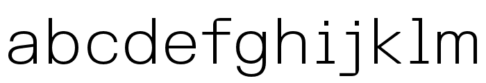 FKGroteskSemiMono Thin Font LOWERCASE