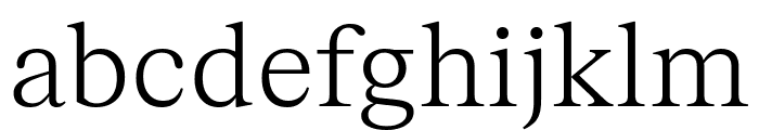 FKRomanStandard Light Font LOWERCASE