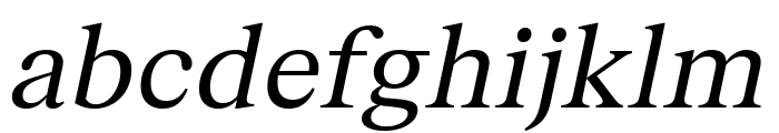 FKRomanStandard Oblique Font LOWERCASE