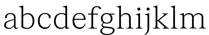 FKRomanStandard Font LOWERCASE