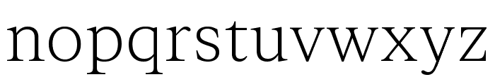 FKRomanStandard Font LOWERCASE