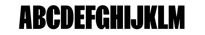 FKScreamer Black Font UPPERCASE