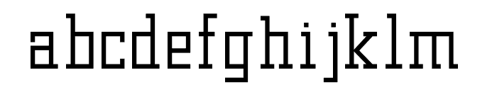 FRITZreg300 Font LOWERCASE