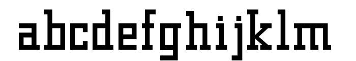 FRITZreg500 Font LOWERCASE