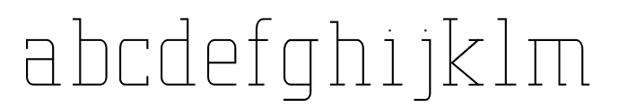 FRITZrounded100 Font LOWERCASE