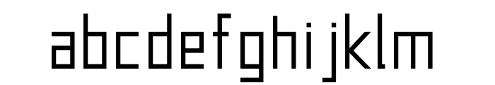 FRITZsanslab300 Font LOWERCASE