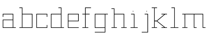 FRITZwide100 Font LOWERCASE